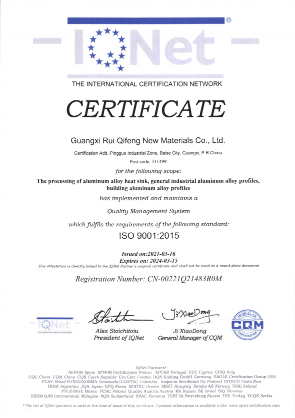 Certifikat ISO 9001-2