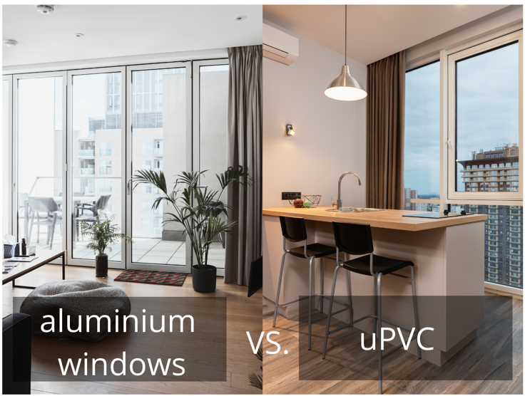 windo aluminom vs UPVC